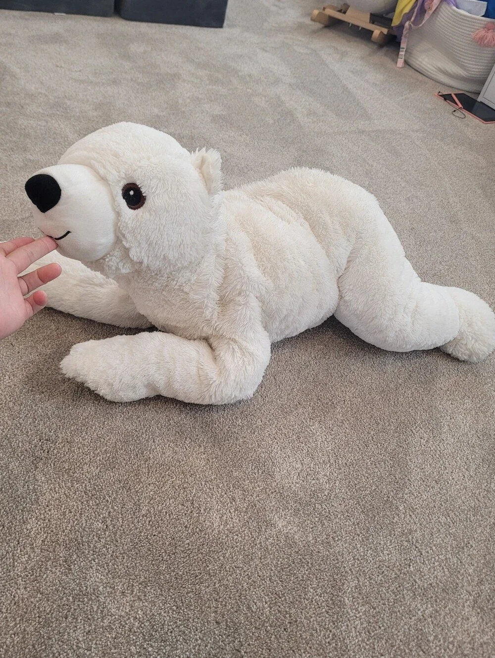 Ikea SNUTTIG Soft White Large Polar Bear